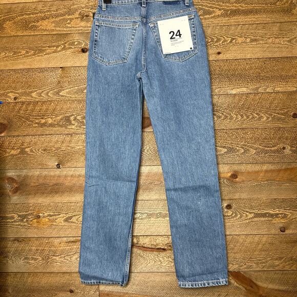 RE/DONE 70's Straight Moon Stoned Stud Jeans Suze 24 NWT - Picture 6 of 14